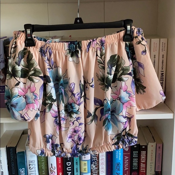 Floral Off the Shoulder Top - Picture 1 of 1
